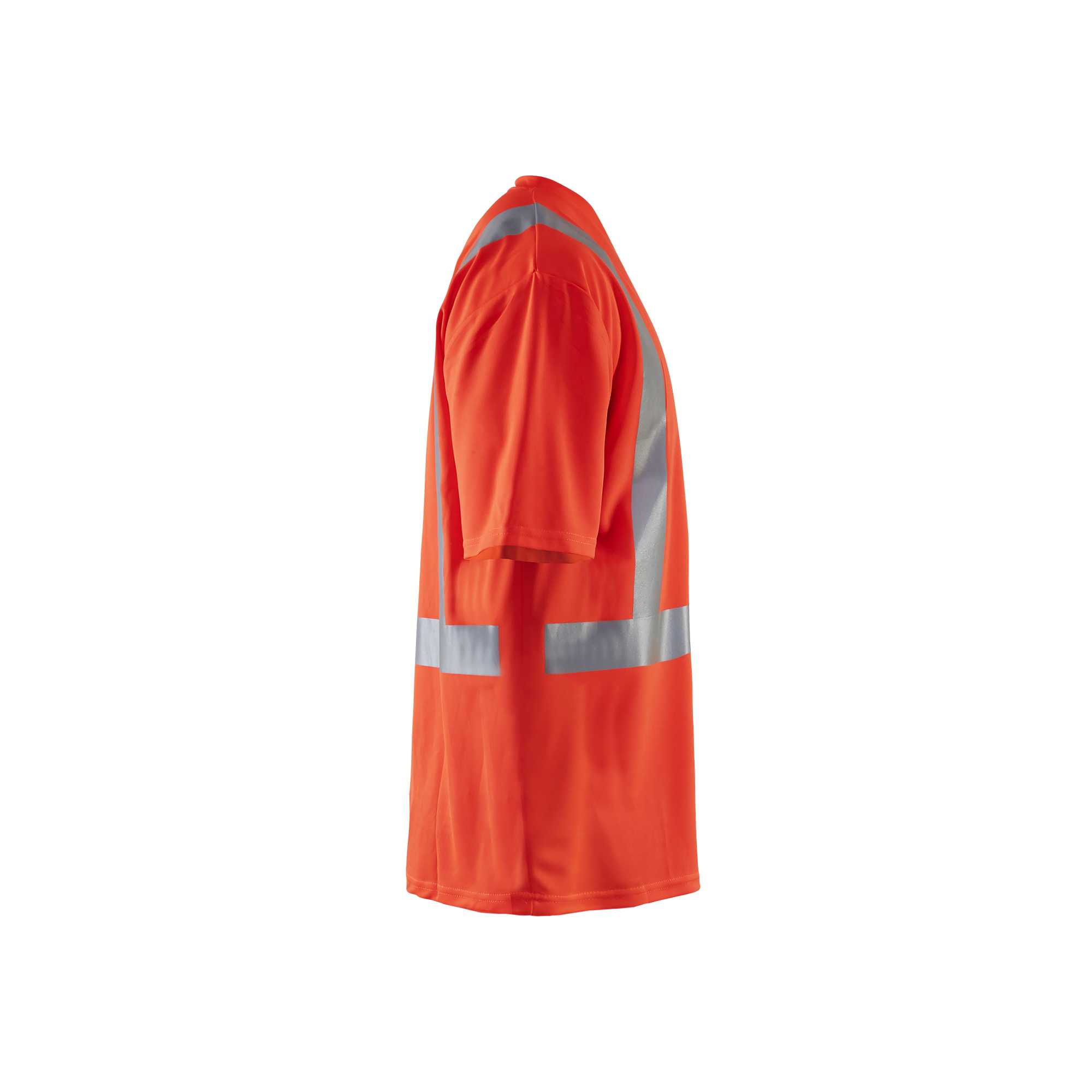 BLAKLADER 33821011 UV T SHIRT HI VIS Hi Vis Reflective Short Sleeve Work T-Shirt MEN - 100% Polyester